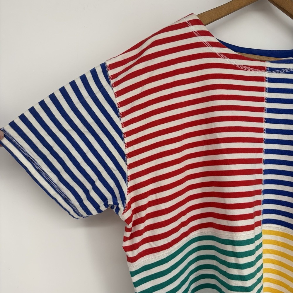 Vtg Westbound T-Shirt 2X Striped Short Sleeve Preppy Beach Classic 80s 90 Retro - Picture 2 of 12